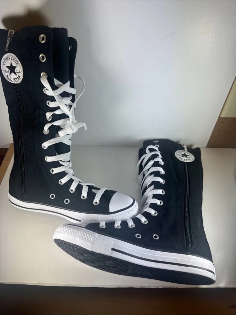 Converse Chuck Taylor All Star XX High Black White Lace-Up Size 13C Kid’s Shoes
